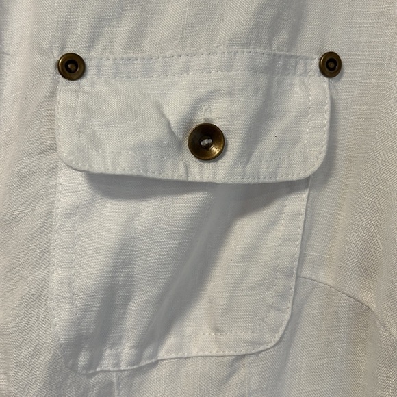 Ecologie 100% Linen Button Down Top Small - Picture 2 of 7
